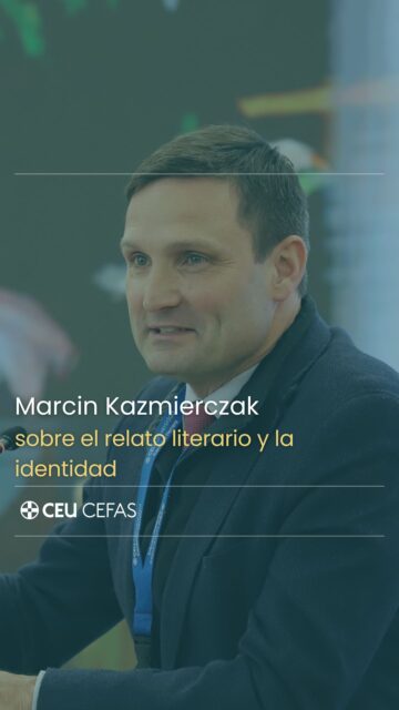 📢 El profesor y vicerrector de profesorado de la @uaoceu_universitat, Marcin Kazmierczak, sobre el relato literario y la identidad.

▶️ "Nos han destruido el barco, nos han destruido nuestro relato común: el acervo de textos que han configurado nuestra cultura".

#CEFAS #Literatura #Historia #Identidad