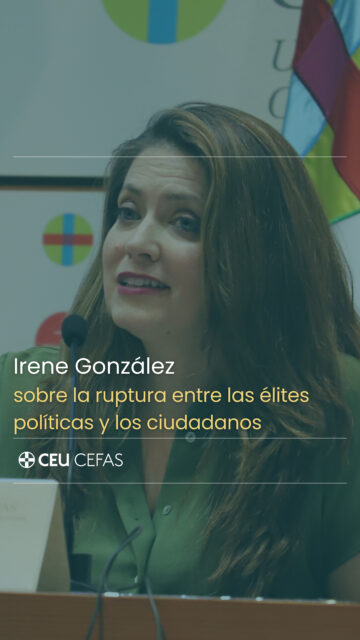 📢 La columnista y autora del libro “Salvar Europa”, @irene_gonzalez_f, sobre la ruptura entre las élites políticas y los ciudadanos.
▶️ "Las élites gobernantes tienen un concepto de interés de gremio, no un concepto de Bien Común".
#CEFAS #Política #Élites #BienComún