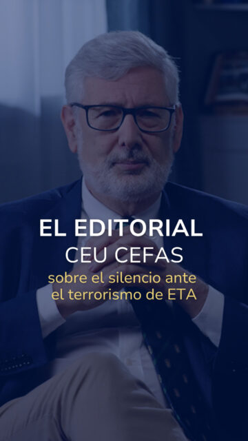 🖋️ El Editorial CEU CEFAS, con Elio A. Gallego

🎯 Un espacio para los que necesitan comprender.

🚨 Hoy, sobre el silencio ante el terrorismo de ETA.