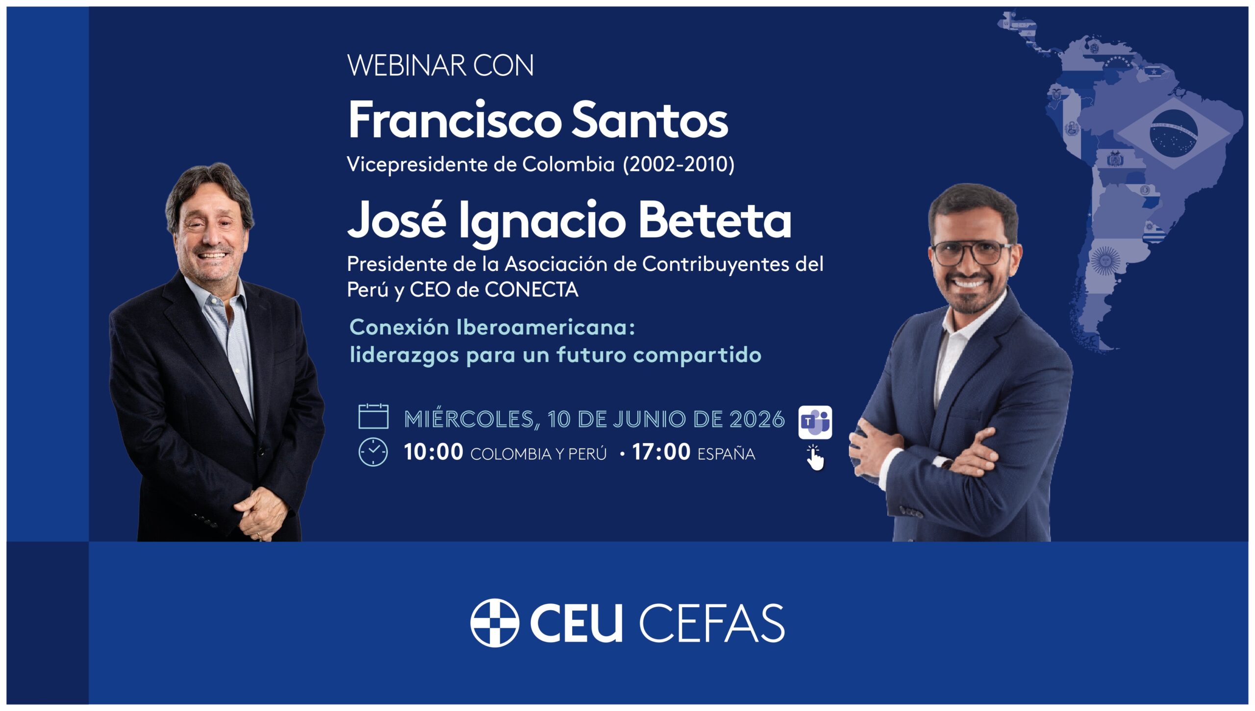 Webinar con Francisco Santos y José Ignacio Beteta