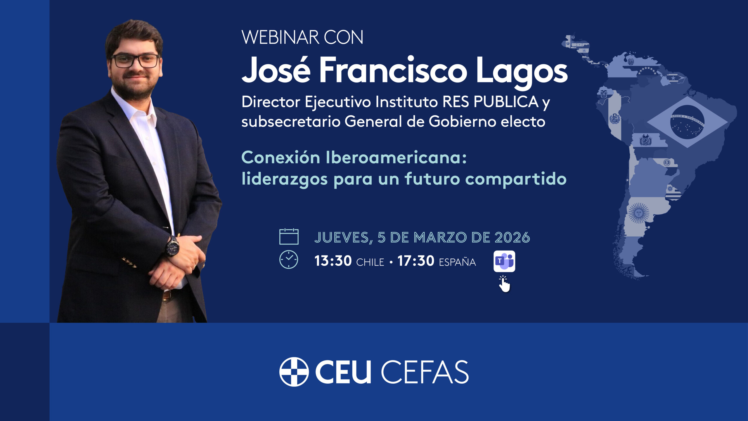 Webinar con José Francisco Lagos, subsecretario de gobierno de Chile electo